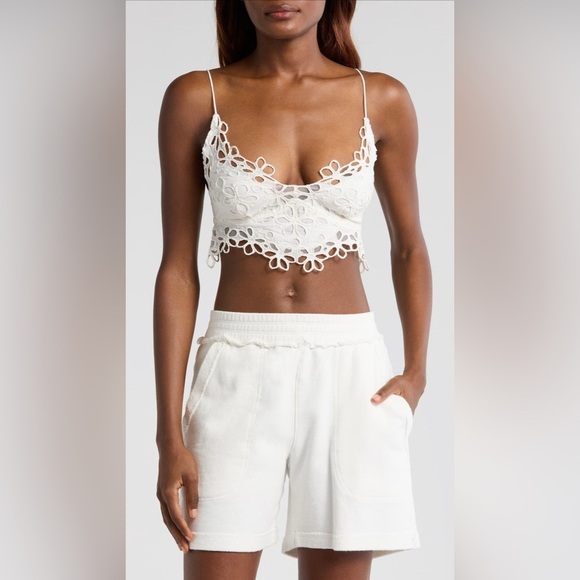 Asteria Bralette NWOT optic white - Picture 2 of 2